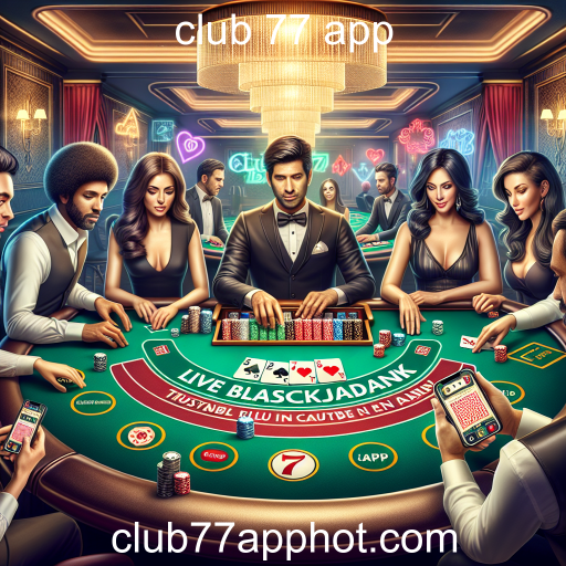 Descubra o Mundo dos Cassinos Ao Vivo no Club 77 App